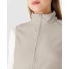 imageOutdoor Ventures Womens Fleece Vest Zip Up Lightweight Soft Running Vest Outerwear Sleeveless with PocketsBeige