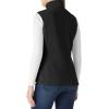imageOutdoor Ventures Womens Fleece Vest Zip Up Lightweight Soft Running Vest Outerwear Sleeveless with PocketsBlack