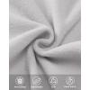 imageOutdoor Ventures Womens Fleece Vest Zip Up Lightweight Soft Running Vest Outerwear Sleeveless with PocketsLight Grey