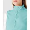 imageOutdoor Ventures Womens Fleece Vest Zip Up Lightweight Soft Running Vest Outerwear Sleeveless with PocketsMint Green