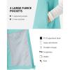 imageOutdoor Ventures Womens Fleece Vest Zip Up Lightweight Soft Running Vest Outerwear Sleeveless with PocketsMint Green