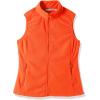 imageOutdoor Ventures Womens Fleece Vest Zip Up Lightweight Soft Running Vest Outerwear Sleeveless with PocketsReddish Orange