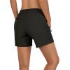 imageOutdoor Ventures Womens Hiking Shorts Stretch Lightweight Golf Shorts Quick Dry UPF 50 5 inch Cargo Short for CampingDark Black