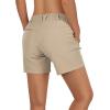 imageOutdoor Ventures Womens Hiking Shorts Stretch Lightweight Golf Shorts Quick Dry UPF 50 5 inch Cargo Short for CampingWoody Brown