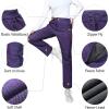 imageOutdoor Ventures Womens Idra Fleece Lined Hiking Pants Outdoor Softshell Waterproof Snow Pants Windproof Ski PantsPurple Melange