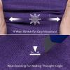 imageOutdoor Ventures Womens Idra Fleece Lined Hiking Pants Outdoor Softshell Waterproof Snow Pants Windproof Ski PantsPurple Melange