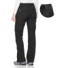 imageOutdoor Ventures Womens Sleek Waterproof Softshell Fleece Lined Ski Snow Insulated High Rise Hiking Pants with Bottom ZipperNew Black  Velcro Waistband