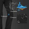 imageOutdoor Ventures Womens Sleek Waterproof Softshell Fleece Lined Ski Snow Insulated High Rise Hiking Pants with Bottom ZipperNew Black  Velcro Waistband