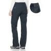 imageOutdoor Ventures Womens Sleek Waterproof Softshell Fleece Lined Ski Snow Insulated High Rise Hiking Pants with Bottom ZipperNew Dim Grey  Velcro Waistband