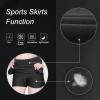 imageOutdoor Ventures Womens Tennis Skirts with Pockets Golf Skort Workout Athletic Running Hiking Skirts with ShortsBlack