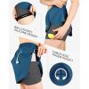 imageOutdoor Ventures Womens Tennis Skirts with Pockets Golf Skort Workout Athletic Running Hiking Skirts with ShortsBlueupgrade