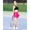 imageOutdoor Ventures Womens Tennis Skirts with Pockets Golf Skort Workout Athletic Running Hiking Skirts with ShortsPinkupgrade
