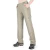 imageOutdoor Ventures Womens Convertible Pants Quick Dry Hiking ZipOff Pants Stretch Lightweight Cargo PantsBeige