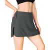 imageOutdoor Ventures Womens Tennis Skirts with Pockets Golf Skort Workout Athletic Running Hiking Skirts with ShortsGreyupgrade