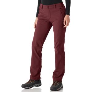 imageOutdoor Ventures Womens Cargo Hiking Pants Quick Dry Stretchy Roll Up Outdoor Pants for Camping Golf FishingRed