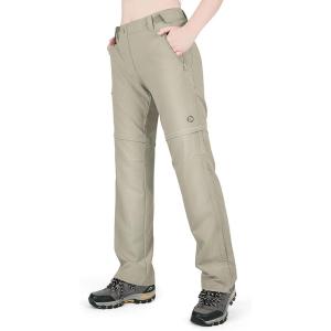 imageOutdoor Ventures Womens Convertible Pants Quick Dry Hiking ZipOff Pants Stretch Lightweight Cargo PantsBeige