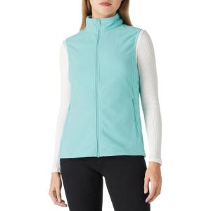 imageOutdoor Ventures Womens Fleece Vest Zip Up Lightweight Soft Running Vest Outerwear Sleeveless with PocketsMint Green