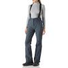 imageOutdoor Ventures Womens Ski Snow Bib Pants Warm Insulated Waterproof Snowboard Softshell Pants with Detachable BibDim Grey