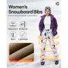 imageOutdoor Ventures Womens Ski Snow Bib Pants Warm Insulated Waterproof Snowboard Softshell Pants with Detachable BibFissure