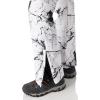 imageOutdoor Ventures Womens Snow Pants Waterproof Windproof Outdoor Fleece Lined Softshell Insulated Ski Pants with Boot GaitersFissure Grey New Versione