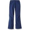 imageOutdoor Ventures Womens Snow Pants Waterproof Windproof Outdoor Fleece Lined Softshell Insulated Ski Pants with Boot GaitersNavy New Versione