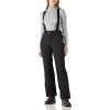 imageOutdoor Ventures Womens Ski Snow Bib Pants Warm Insulated Waterproof Snowboard Softshell Pants with Detachable BibBlack