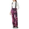 imageOutdoor Ventures Womens Ski Snow Bib Pants Warm Insulated Waterproof Snowboard Softshell Pants with Detachable BibRose Melange