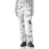 imageOutdoor Ventures Womens Snow Pants Waterproof Windproof Outdoor Fleece Lined Softshell Insulated Ski Pants with Boot GaitersFissure Grey New Versione