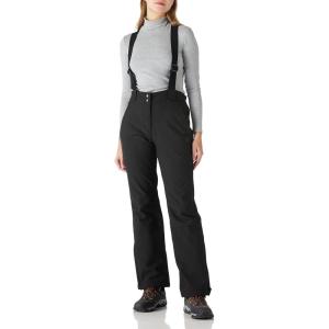 imageOutdoor Ventures Womens Ski Snow Bib Pants Warm Insulated Waterproof Snowboard Softshell Pants with Detachable BibBlack