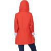 imageOutdoor Ventures Womens Lightweight Raincoat Waterproof Outdoor Windbreaker with Detachable Hood Trench Rain Jacket