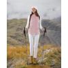 imageOutdoor Ventures Womens Fleece Vest Zip Up Lightweight Soft Running Vest Outerwear Sleeveless with PocketsPink