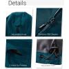 imageOutdoor Ventures Womens Softshell Jacket with Removable Hood Insulated Windbreaker Waterproof Warm Fleece Lined CoatModern Blue