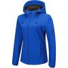 imageOutdoor Ventures Womens Softshell Jacket with Hood Fleece Lined Warm Lightweight Waterproof Insulated WindbreakerKlein Blue