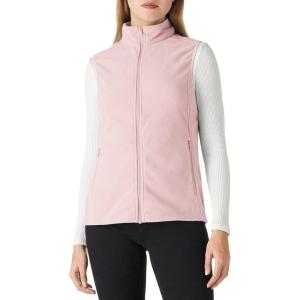 imageOutdoor Ventures Womens Fleece Vest Zip Up Lightweight Soft Running Vest Outerwear Sleeveless with PocketsPink
