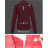 imageOutdoor Ventures Womens Full Zip Running Cycling Jacket Waterproof Windproof Reflective Removable Sleeves Athletic Vest