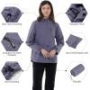 imageOutdoor Ventures Packable Rain Jacket Women Lightweight Waterproof Raincoat with Hood Cycling Bike JacketGrayish Purple