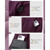 imageOutdoor Ventures Womens Full Zip Hooded Fleece Jacket Coat with 6 Pockets Warm Soft Polar Fleece Casual Hoodie SweatshirtWine