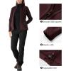 imageOutdoor Ventures Womens Lightweight Warm Zip Up LongSleeve Soft Polar Fleece Jacket for Fall WinterChocolate