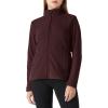 imageOutdoor Ventures Womens Lightweight Warm Zip Up LongSleeve Soft Polar Fleece Jacket for Fall WinterChocolate