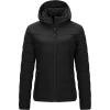 imageOutdoor Ventures Womens Hooded Puffer Jacket Waterproof Lightweight FullZip Warm Quilted Winter CoatBlack