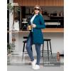 imageOutdoor Ventures Womens Long Hooded Lightweight Puffer Coat Quilted Insulated Winter JacketModern Blue