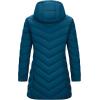 imageOutdoor Ventures Womens Long Hooded Lightweight Puffer Coat Quilted Insulated Winter JacketModern Blue
