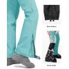 imageOutdoor Ventures Womens Ski Snow Bib Pants Warm Insulated Waterproof Snowboard Softshell Pants with Detachable BibBlue