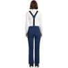 imageOutdoor Ventures Womens Ski Snow Bib Pants Warm Insulated Waterproof Snowboard Softshell Pants with Detachable BibNavy Blue
