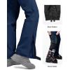imageOutdoor Ventures Womens Ski Snow Bib Pants Warm Insulated Waterproof Snowboard Softshell Pants with Detachable BibNavy Blue