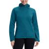 imageOutdoor Ventures Womens Softshell Jacket Waterproof Warm Fleece Lined Lightweight Windproof Hooded Insulated WindbreakerDodger Blue