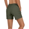 image:imageOutdoor Ventures Womens Hiking Shorts 5 Inch Golf Stretch Quick Dry CargoArmy Green