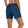 image:imageOutdoor Ventures Womens Hiking Shorts 5 Inch Golf Stretch Quick Dry CargoDark Blue