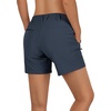 image:imageOutdoor Ventures Womens Hiking Shorts 5 Inch Golf Stretch Quick Dry CargoDark Grey