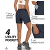 image:imageOutdoor Ventures Womens Hiking Shorts 5 Inch Golf Stretch Quick Dry CargoDark Grey